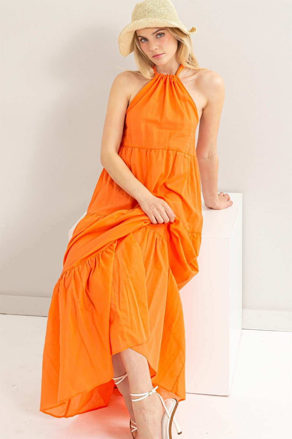 HYFVE Halter Neck Cover Up Maxi Dress Beachy Keen - Daytona HYFVE Halter Neck Cover Up Maxi Dress Beachy Keen - Daytona