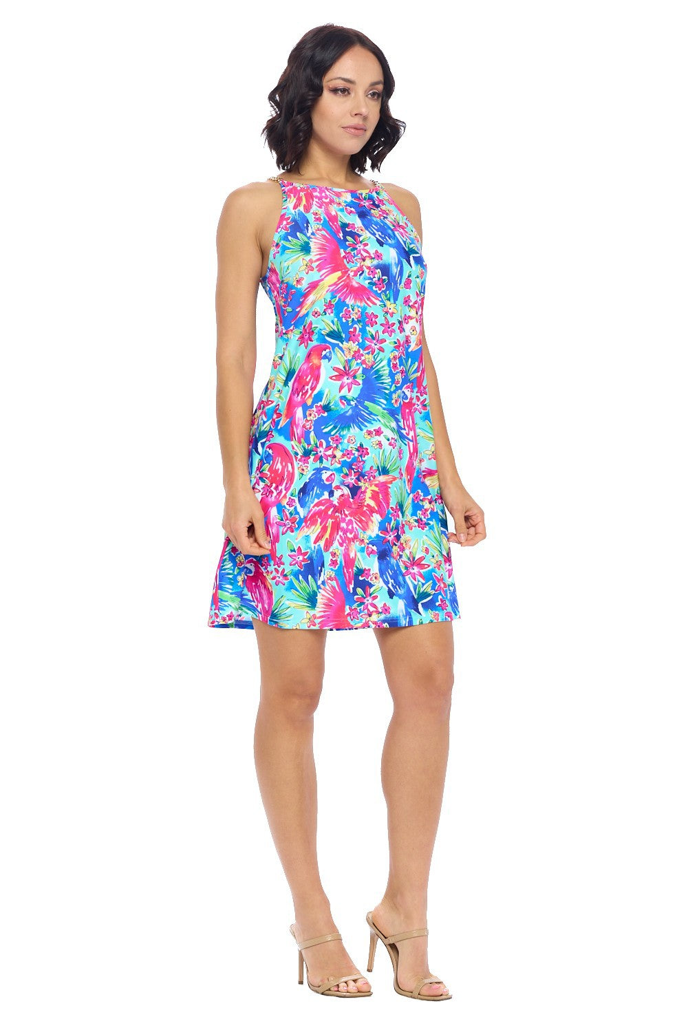 Aryeh Tropical A-line Dress