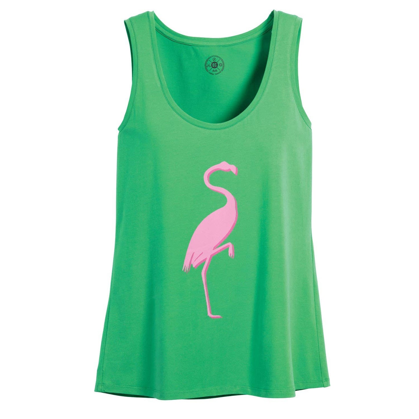 Women's Flamingo Tank Green